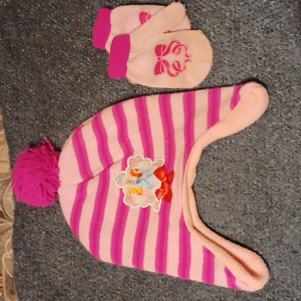 Princess beanie and mittens